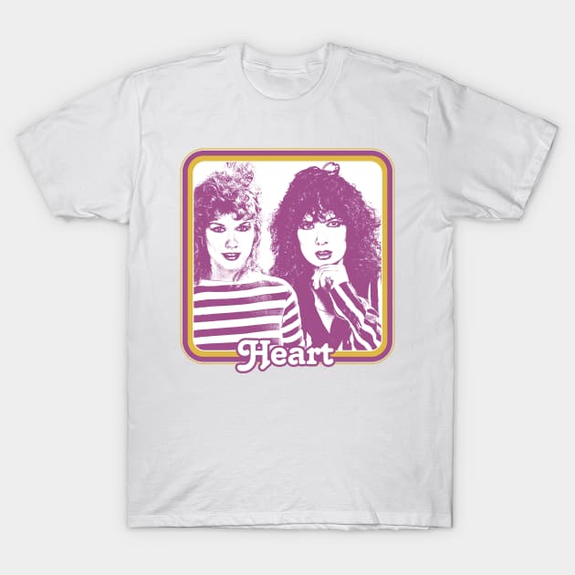 Heart / 80s Styled Original Fan Design T-Shirt by DankFutura